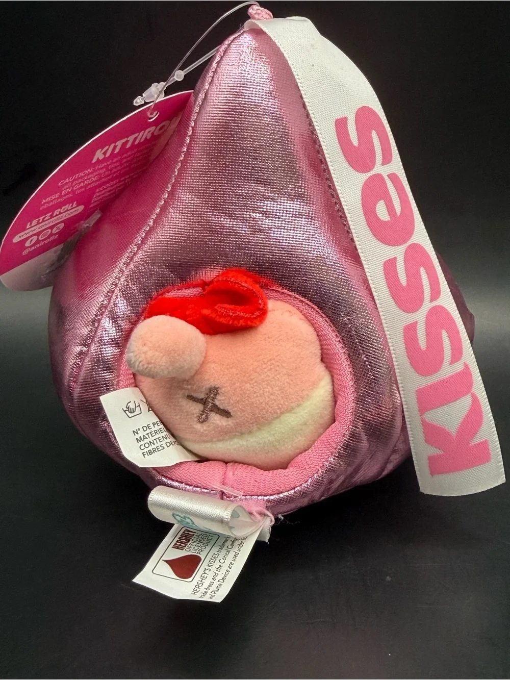 Anirollz-Kittiroll- Pink Plush Kisses Small Plush, Bew‎ with tags